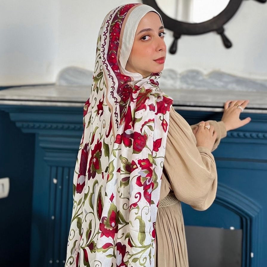 Cherry scarf