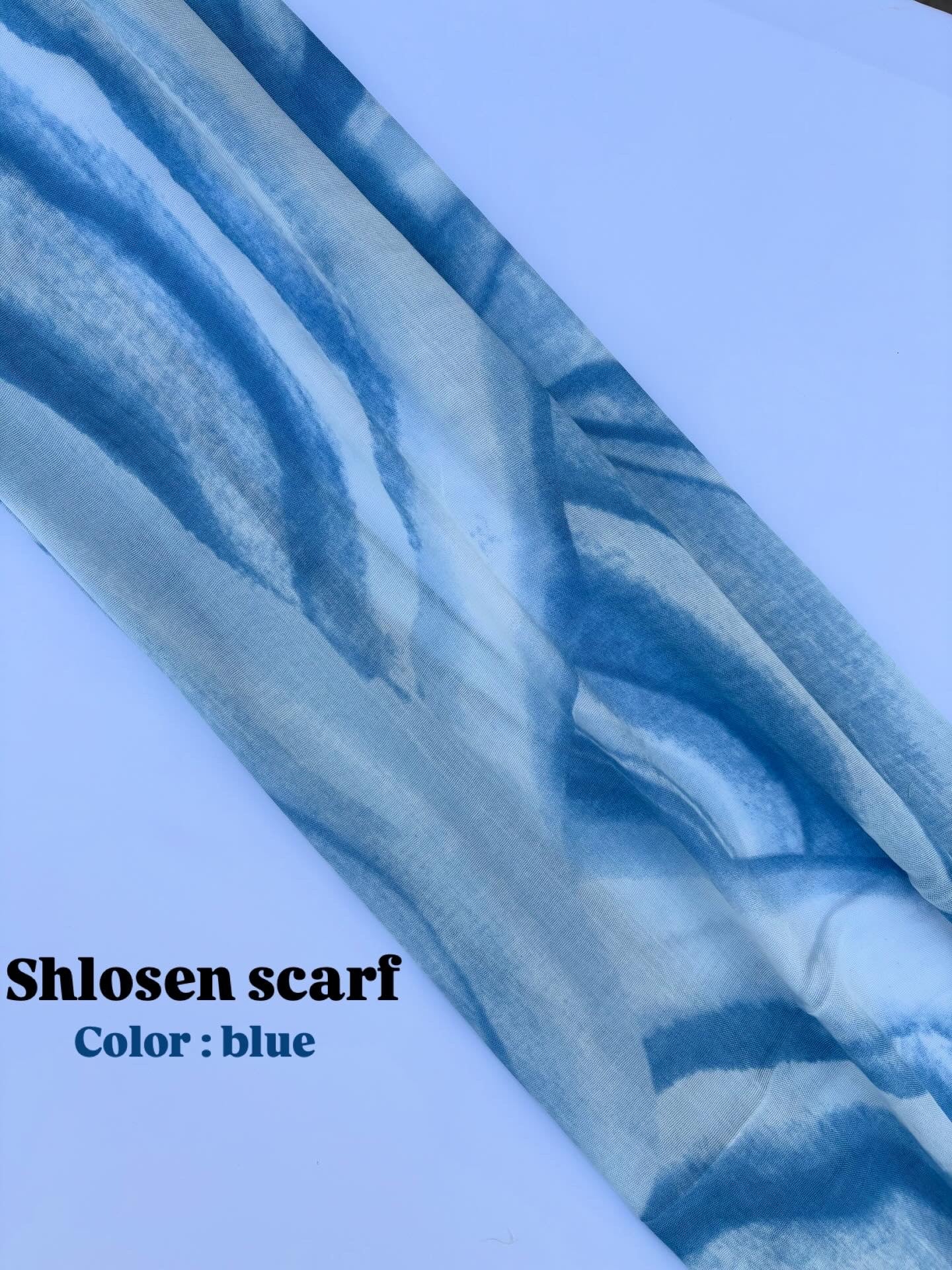 Shlosen scarf - Blue