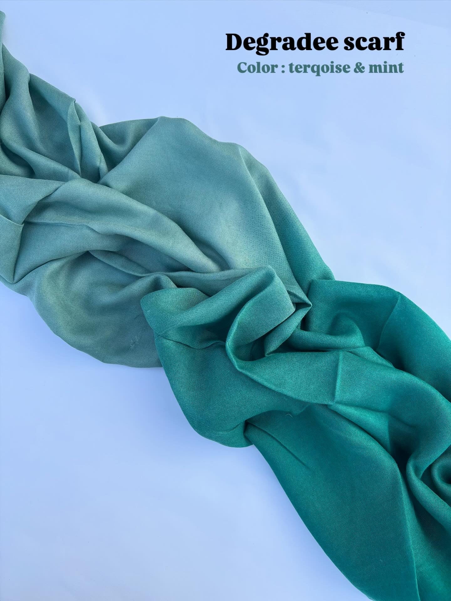 Degradee - Turquoise & Mint