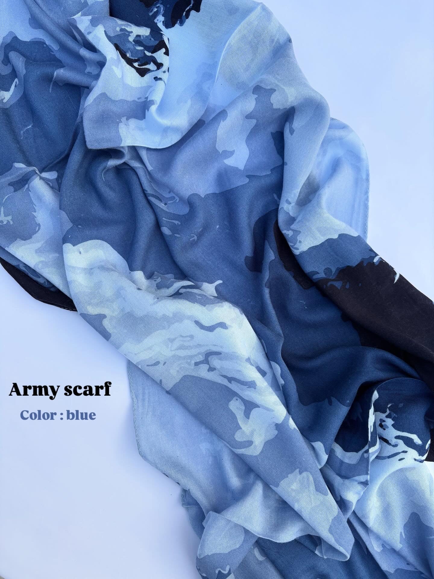 Army scarf - Blue