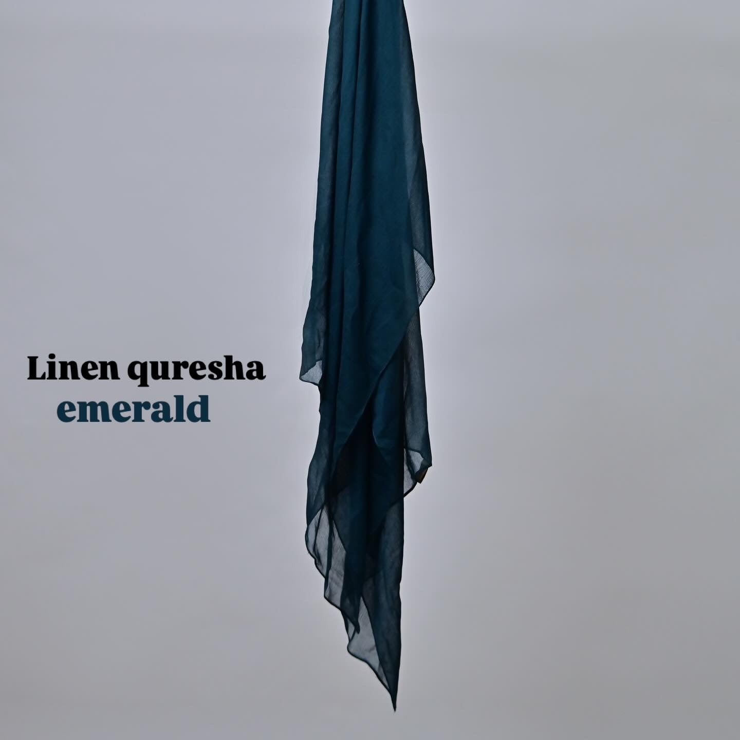 Linen quresha - Emerald