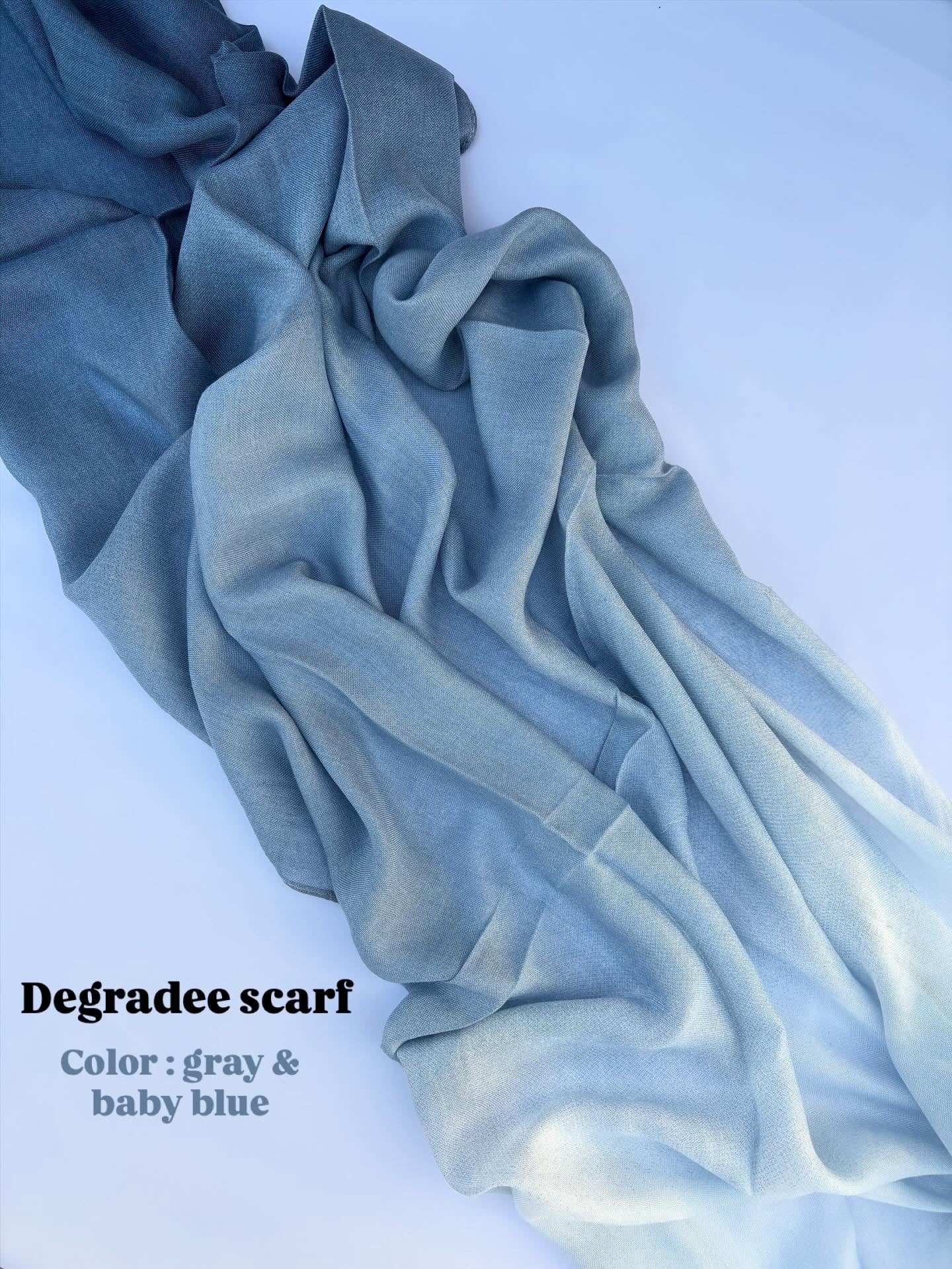 Degradee - Gray & Baby Blue — image 1