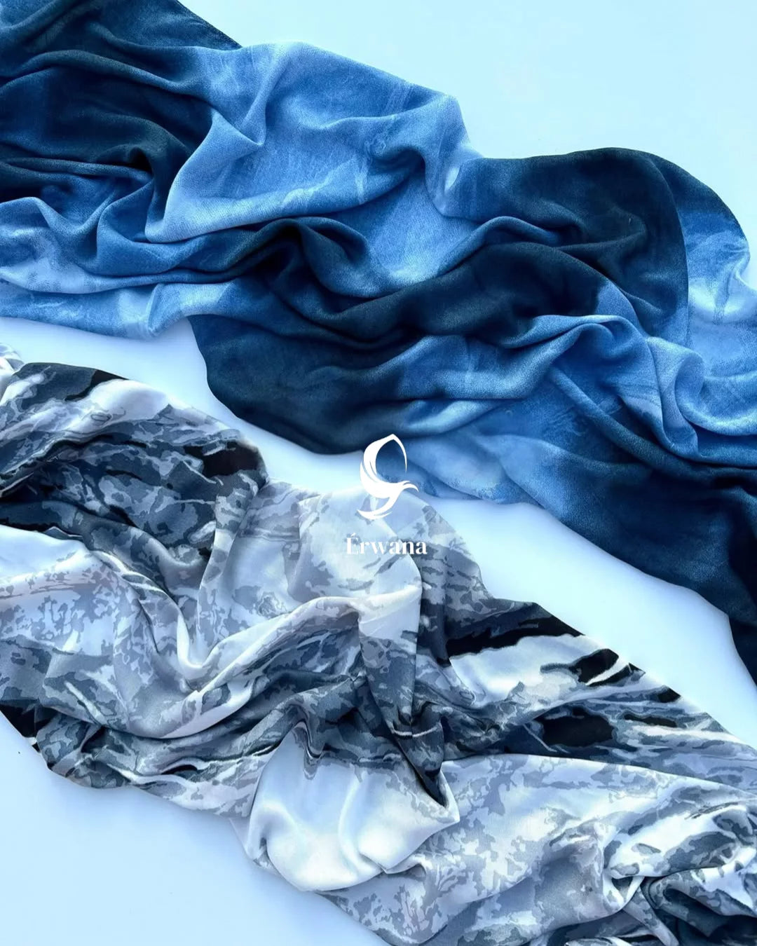 Gray marble scarf