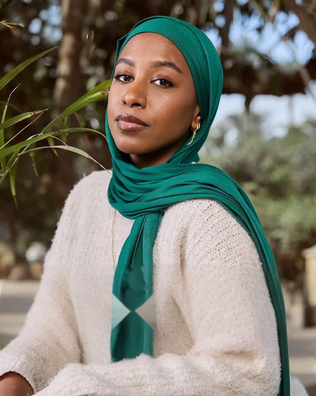Gel lycra with bandana - Green