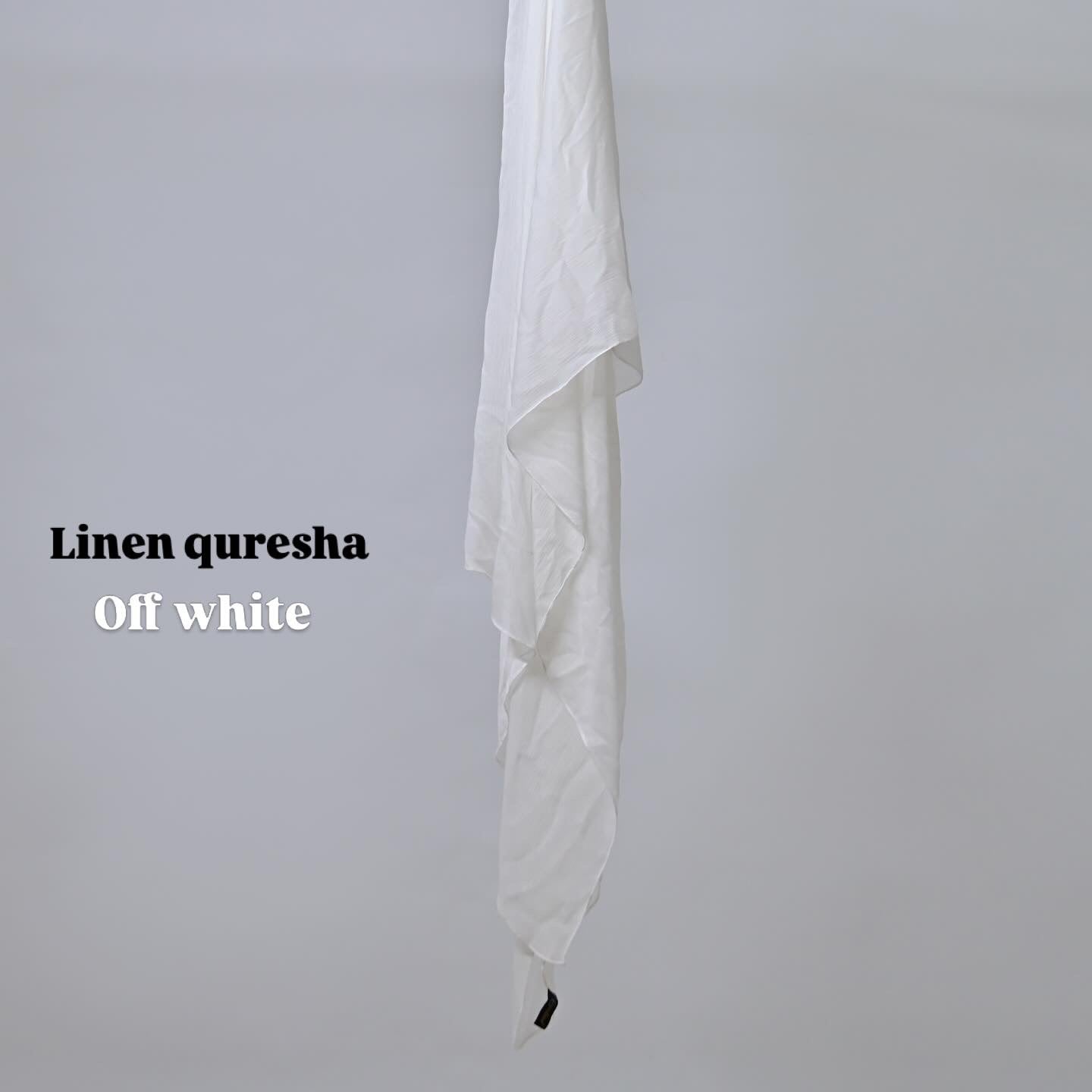 Linen quresha - Off White
