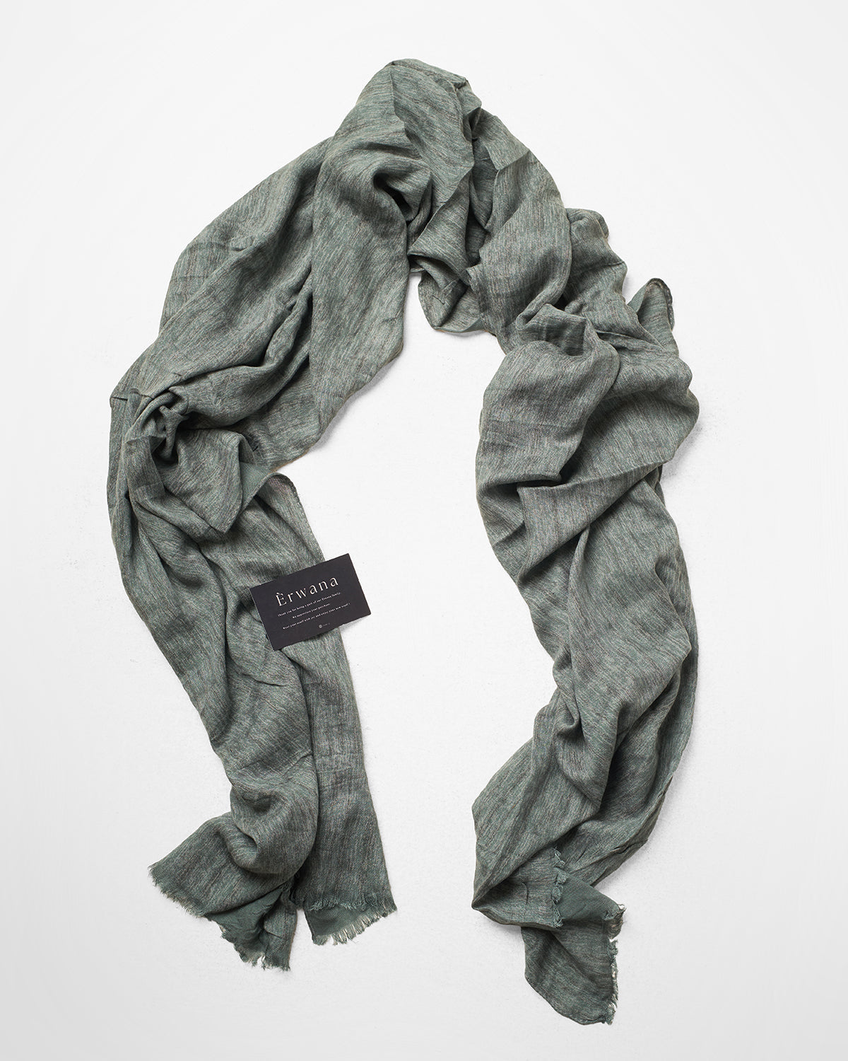 Ruffled Egyptian - Dark Mint